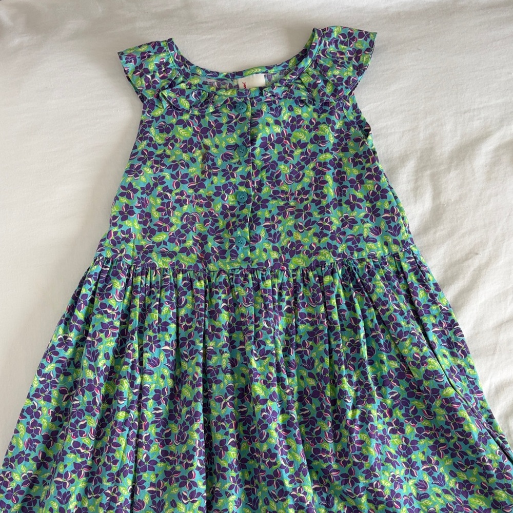 *Vtg* Girl’s Hanna Andersson Floral Dress EUC 1995 size 6